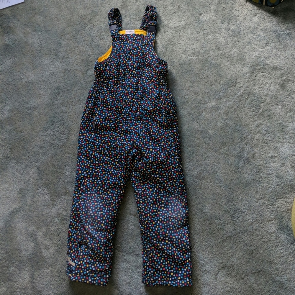Hanna Andersson 130 polka dot snow pants